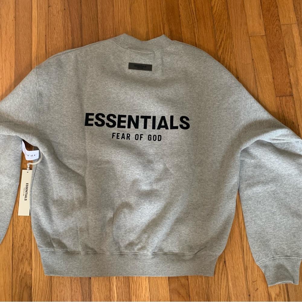 Essentials Fear of God- Dark Oatmeal Pullover, Season 2022, Size small